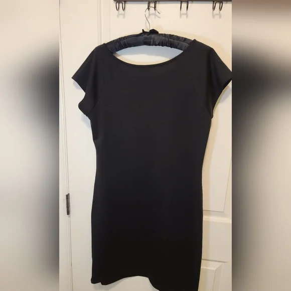 ISCA Black&White Colorblock Wave Graphic Shift Dress Size XL - Picture 6 of 12